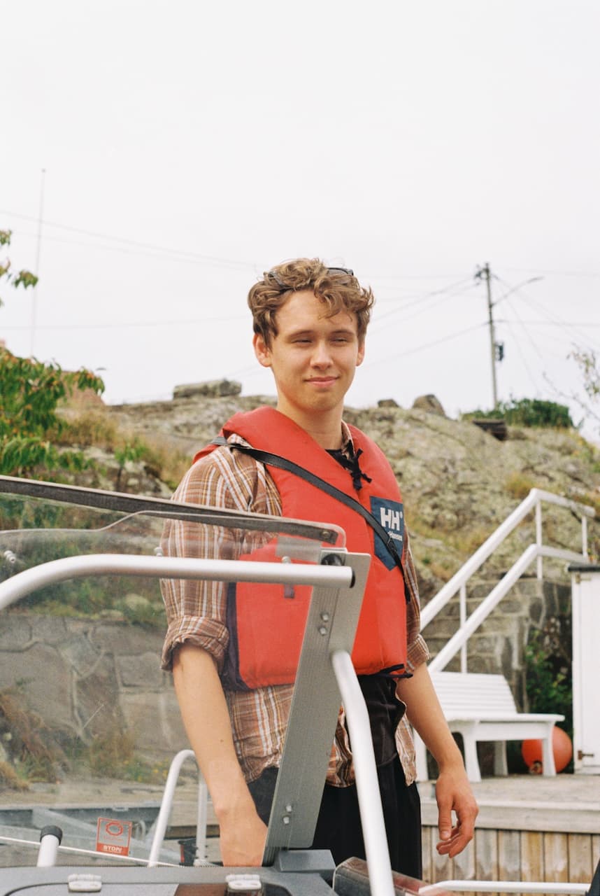 På hyttebesøk på sørlandet.